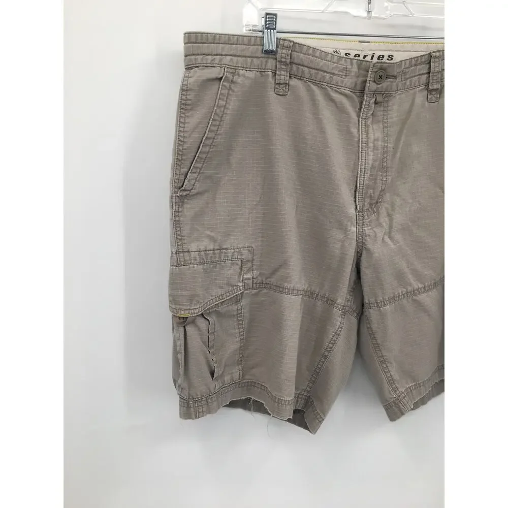 The North Face Khaki Shorts A5 Series Ripstop Fabric Tan Beige size 40